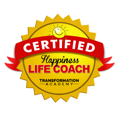 TA Happiness Life Coach Transformation Academy Badge